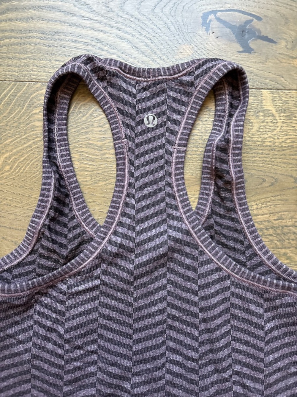 Lululemon Swiftly Tech Racerback In Heathered Black Cherry Size 2 - Picture 9 of 12
